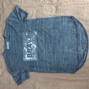 Brave culture apparel XL men's silver logo on front black n white t-shirt